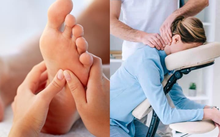 Combo 1: Reflexology & Chair Massage