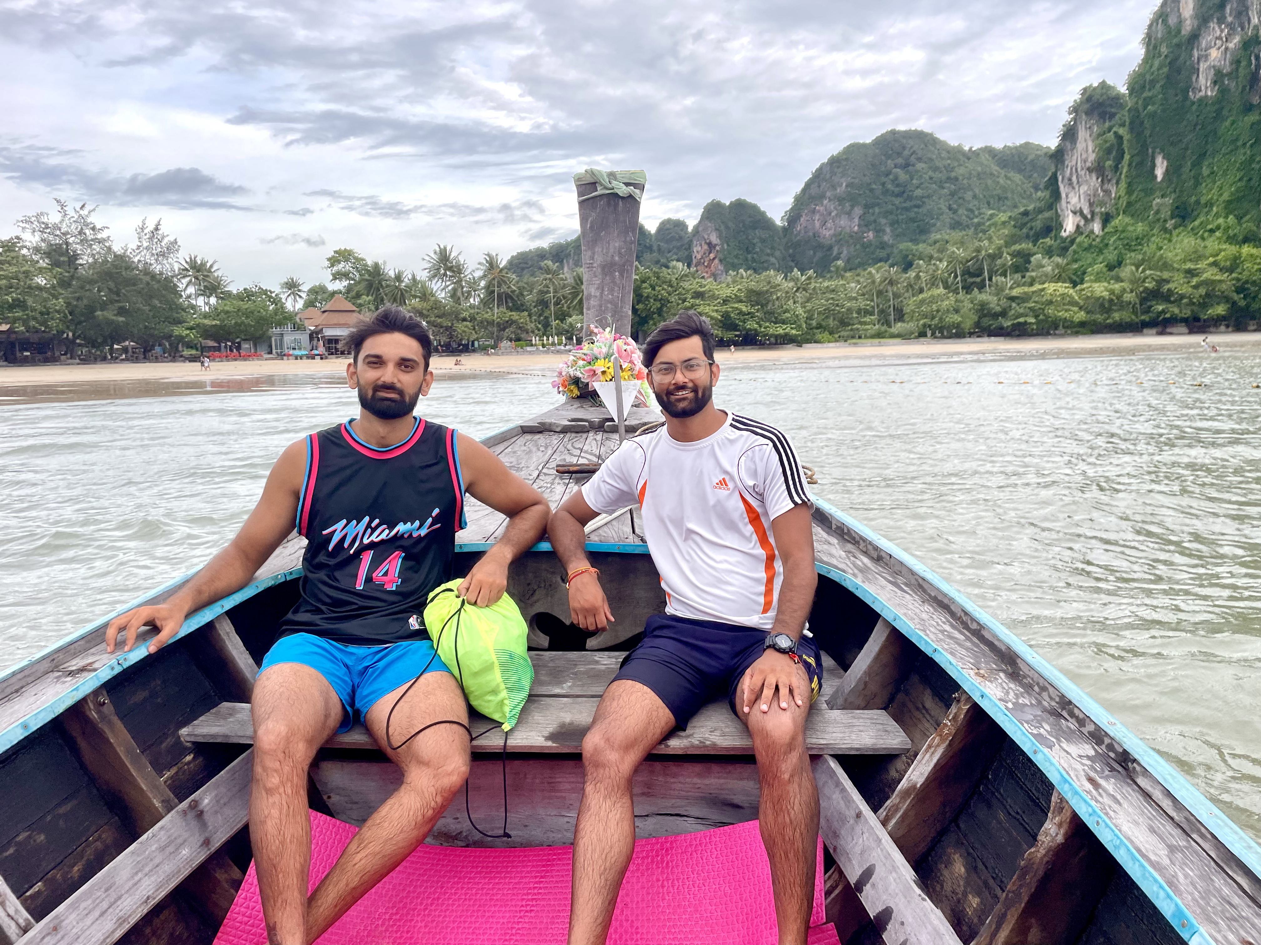 My friend and I at Railay Beach