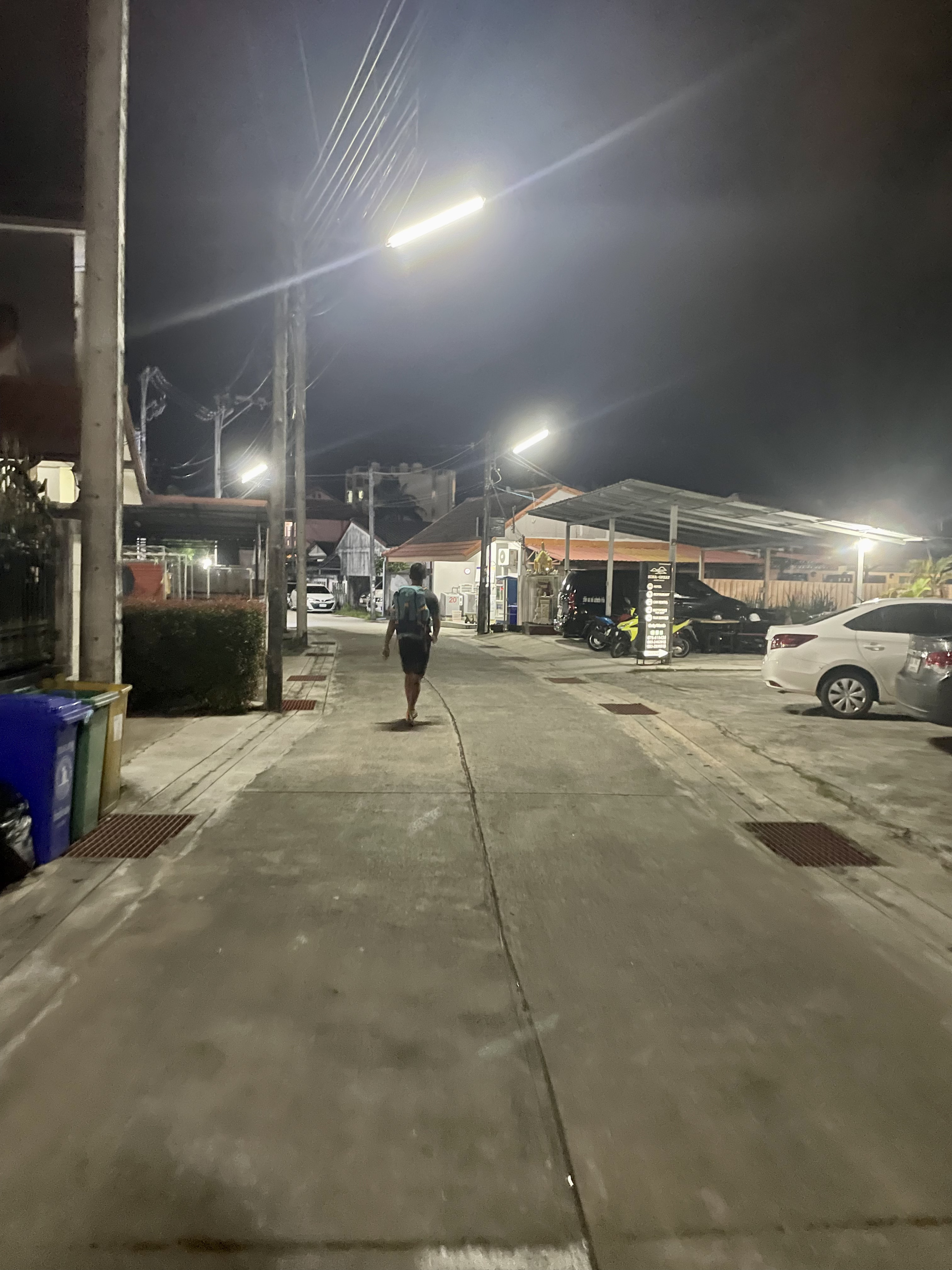 Roaming in the phuket streets at night