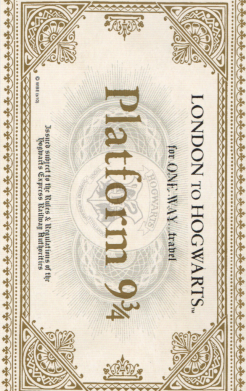 Sticker para tarjeta de Ticket a Hogwarts Express Harry Potter