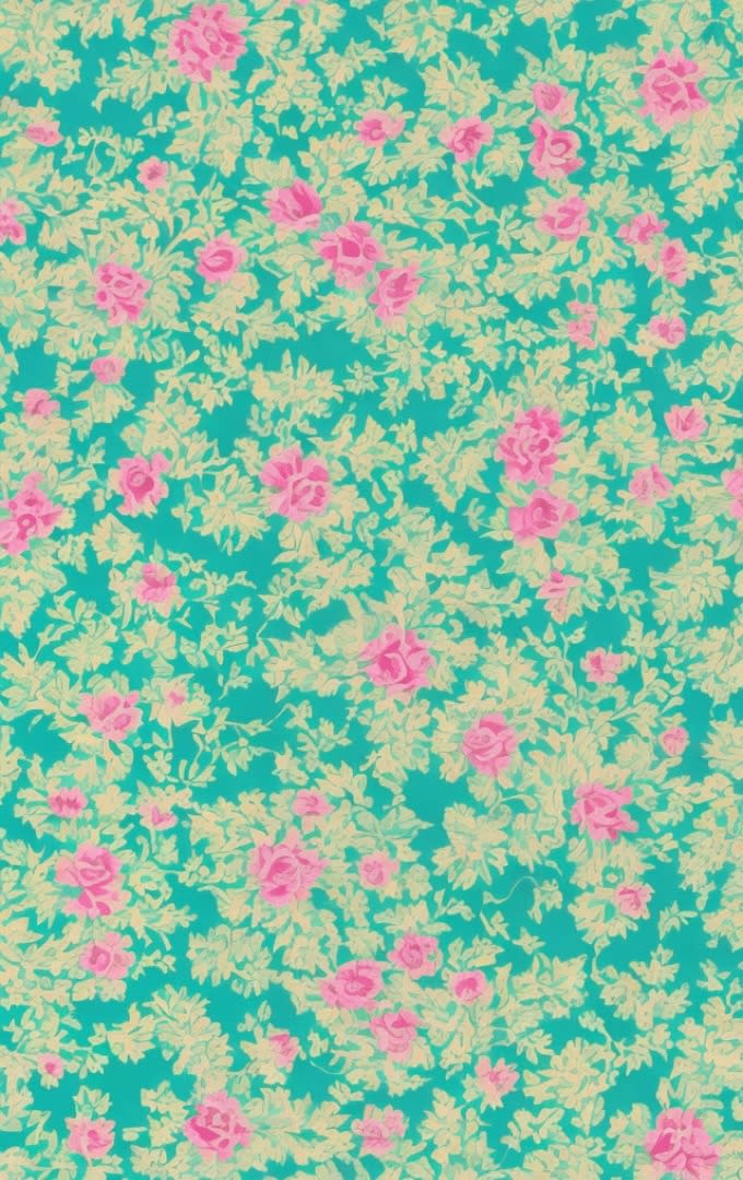 Sticker de Rosas cute en fondo verde con estilo vintage para tarjeta de metro, débito, metrobus, crédito | Sticky Covers