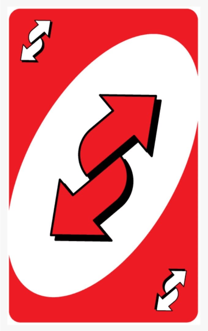 Sticker de UNO cambio de sentido para tarjeta de metro, débito, metrobus, crédito | Sticky Covers