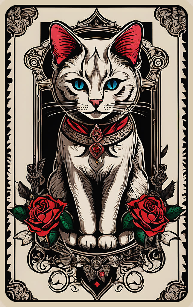 Sticker de Gato blanco con ojos azules y orejas rosas para tarjeta de metro, débito, metrobus, crédito | Sticky Covers