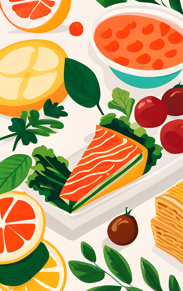 Sticker de Dibujo de comida saludable (vegana) para tarjeta de metro, débito, metrobus, crédito | Sticky Covers