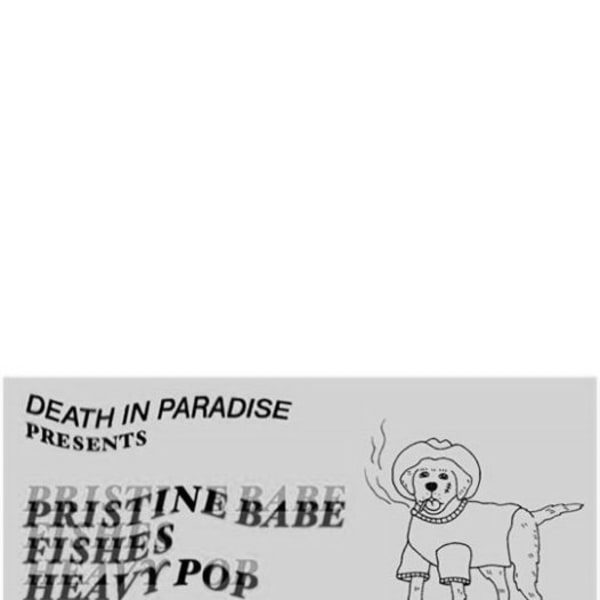 Death In Paradise presents: Pristine Babe + Fishes + Heavy Pop at Sebright Arms promotional image