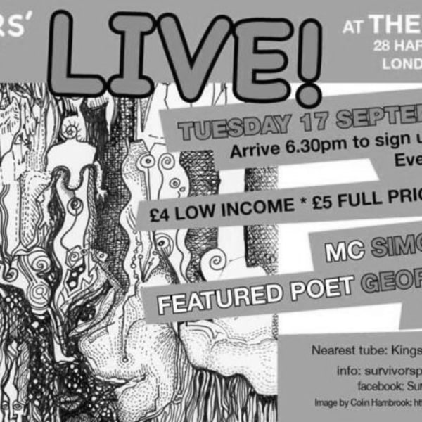 Survivors’ Poetry at The Harrison promotional image