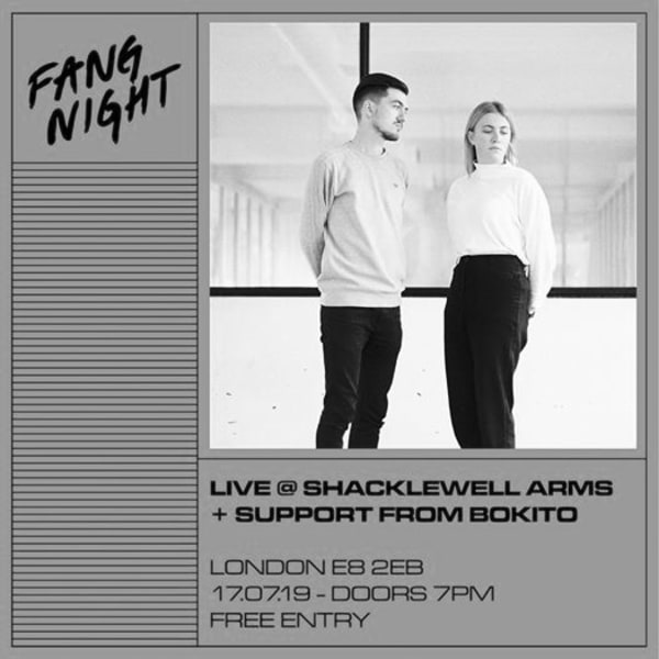 FANG NIGHT + Bokito at Shacklewell Arms promotional image