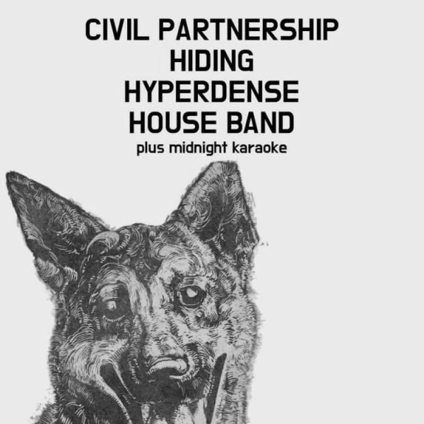 Civil Partnership, Hiding, Hyperdense, House Band, karaoke  at Windmill Brixton promotional image