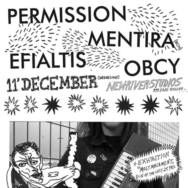 Permission, Mentira (BCN), Efialtis, Obcy at New River Studios promotional image