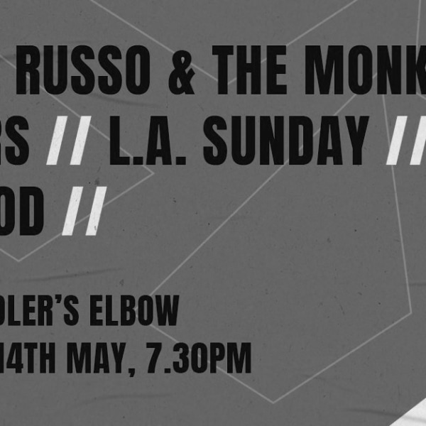 
                HOT VOX Presents: Robbie Russo & The Monkey Butlers // L.A. Sunday // Duccbod + More at The Fiddler's Elbow promotional image