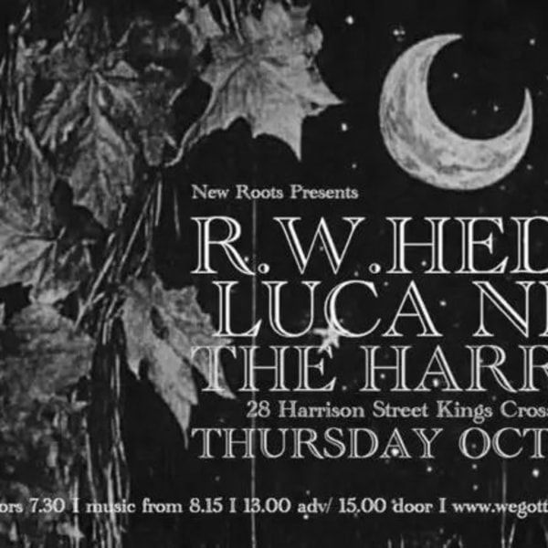 RW Hedges & Luca Nieri at The Harrison promotional image