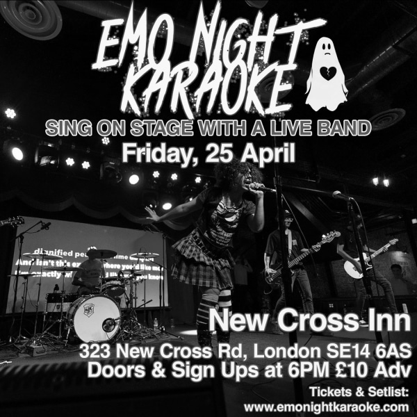 Emo Night Karaoke at New Cross Inn promotional image