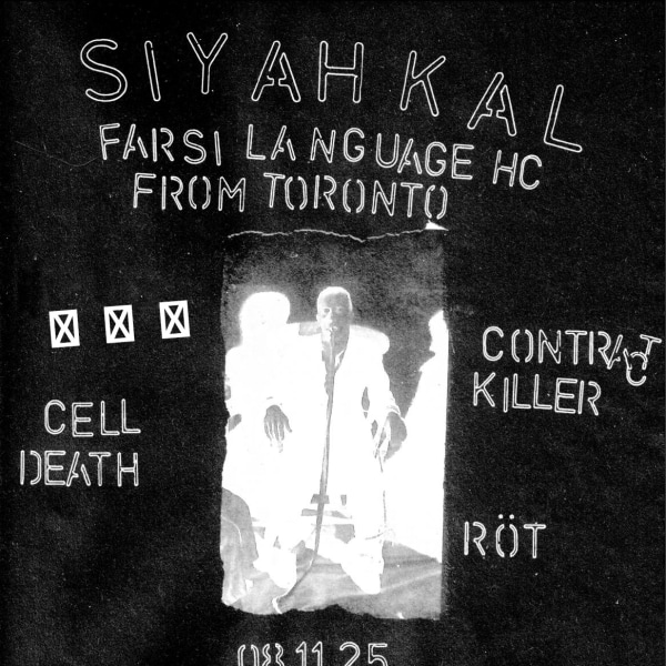 Siyahkal, Contract Killer, Cell Death, Röt at New River Studios promotional image