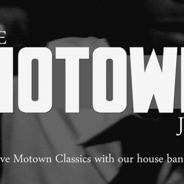 
                THE MOTOWN JAM  -  The Motor City Revue (House Band) playing classic Motown, Soul and Stax + DJ's at The Fiddler's Elbow promotional image