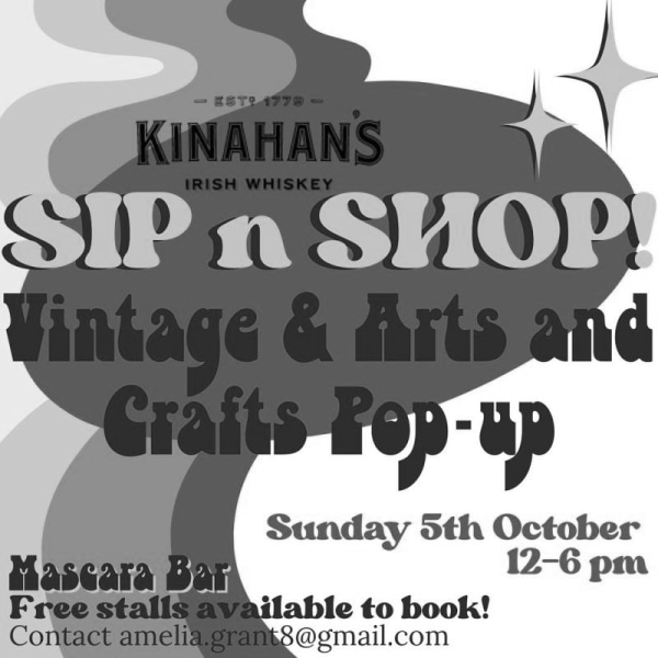 Sip n Shop! at Mascara Bar promotional image