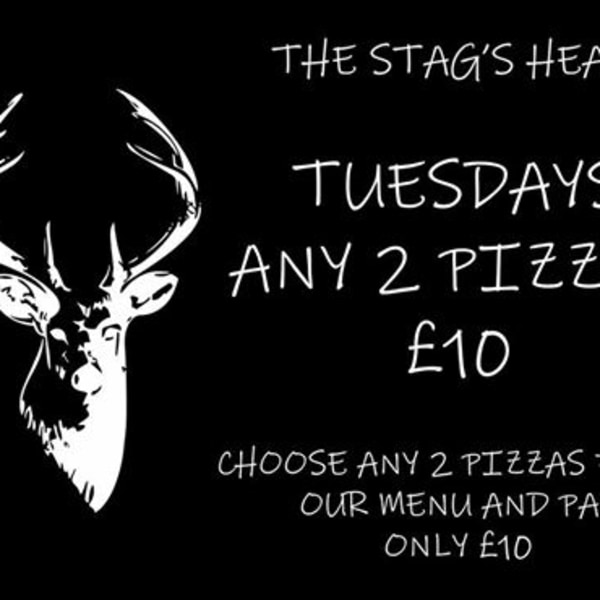 Pizza Tuesday at The Stag’s Head promotional image
