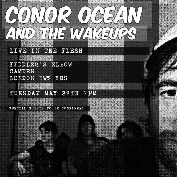 
                INDIE ROCK - Conor Ocean and The Wake Ups + GUESTS at The Fiddler's Elbow promotional image