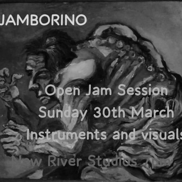 JAMBORINO open jam session, FREE ENTRY at New River Studios promotional image