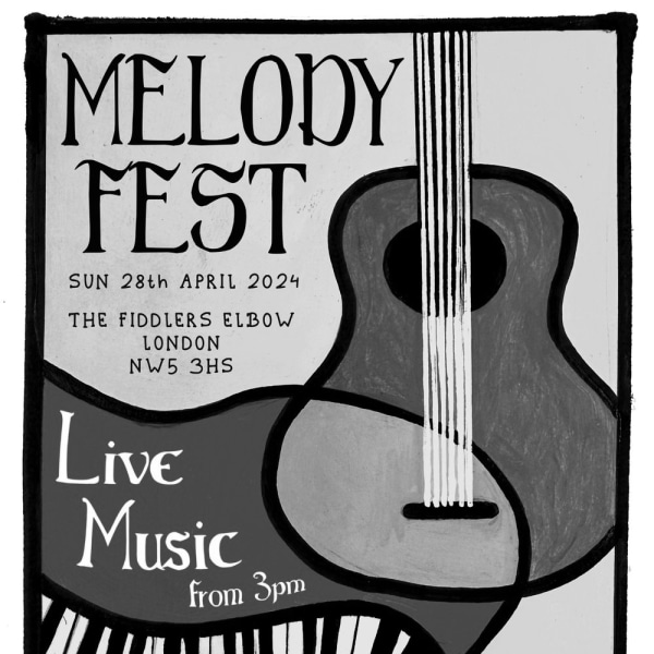 
                Melody Fest ALL DAY EVENT at The Fiddler's Elbow promotional image