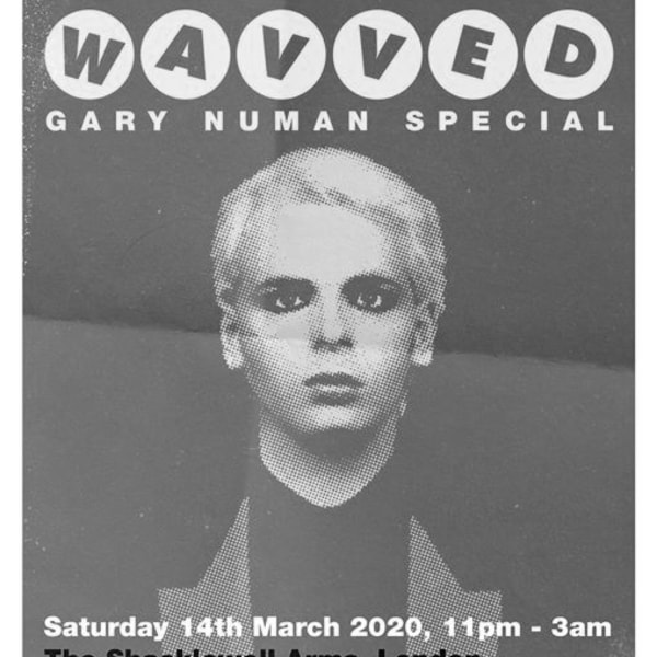 Nü Wavved: Gary Numan Special at Shacklewell Arms promotional image