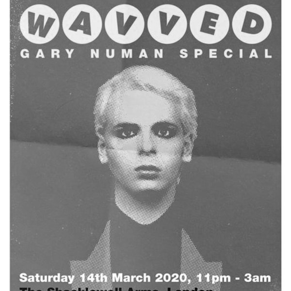 Nü Wavved: Gary Numan Special at Shacklewell Arms promotional image