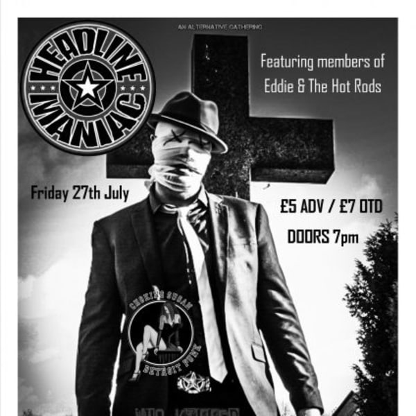 Headline Maniac at New Cross Inn promotional image