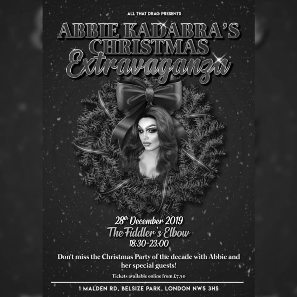 
                Abbie Kadabra’s Christmas Extravaganza at The Fiddler's Elbow promotional image