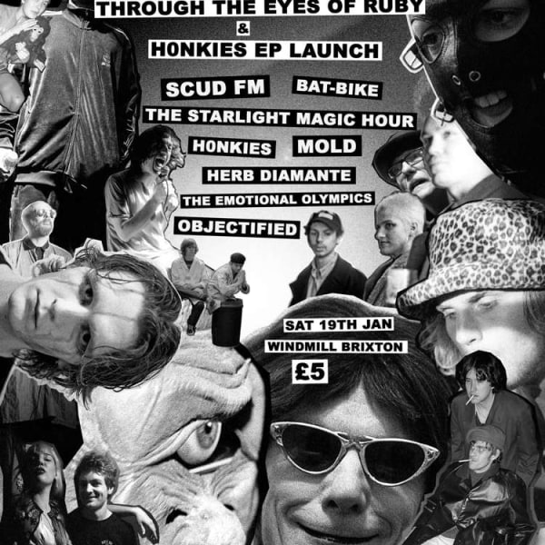 Honkies EP launch & Through The Eyes Of Ruby exhibition   at Windmill Brixton promotional image