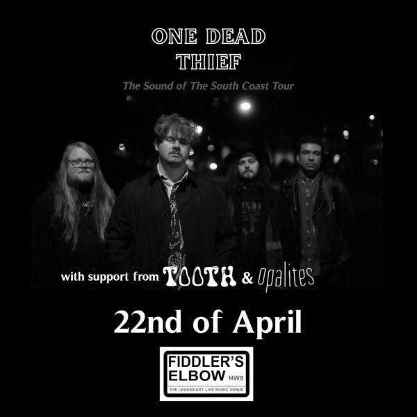 
                One Dead Thief + TOOTH + Opalites at The Fiddler's Elbow promotional image
