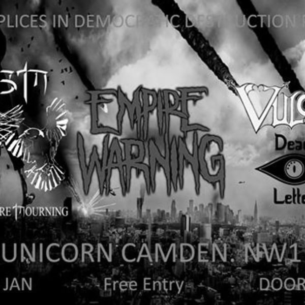 Dead Before Morning / Empire Warning / Vulcan / Dead Letter at The Unicorn promotional image
