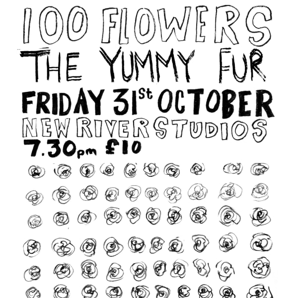 Upset the Rhythm presents: 100 Flowers and Yummy Fur at New River Studios promotional image
