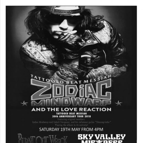 Zodiac Mindwarp And The Love Reaction at New Cross Inn promotional image