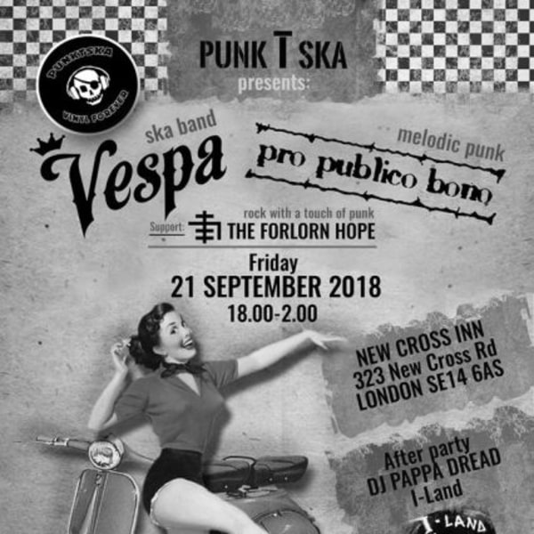 Vespa at New Cross Inn promotional image