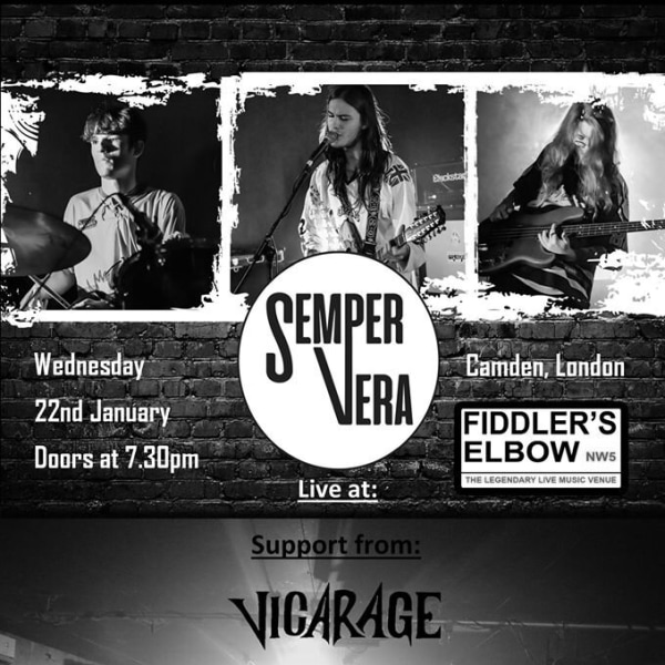 
                Semper Vera UK Tour  at The Fiddler's Elbow promotional image