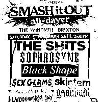 Smash It Out all dayer  at Windmill Brixton promotional image
