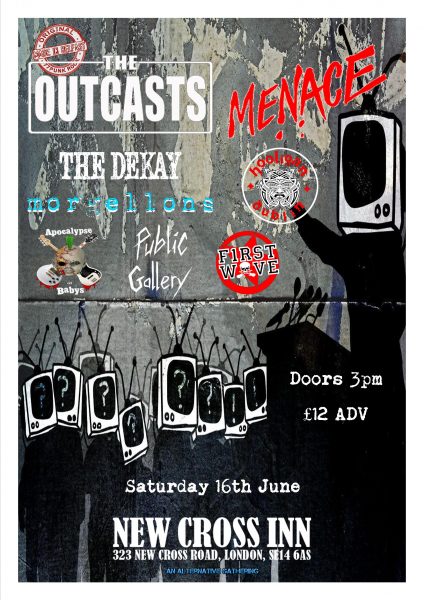 The Outcasts / Menace / The Dekay / Hooligan (Dub) + More at New Cross Inn promotional image