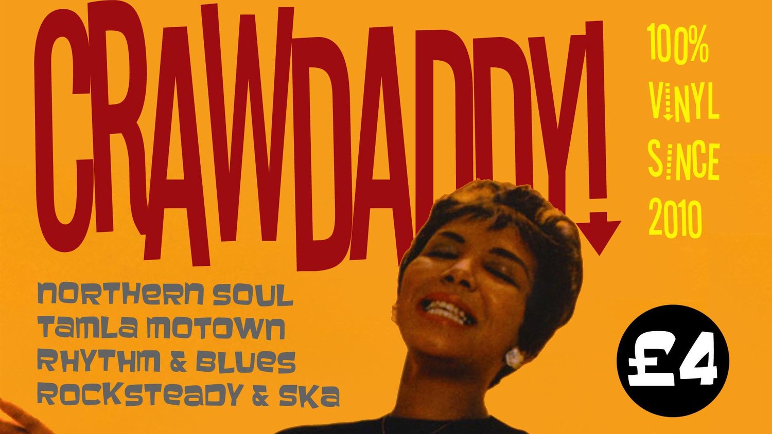 
                Crawdaddy! with guest DJs from Recordsville 60s Social at The Fiddler's Elbow promotional image