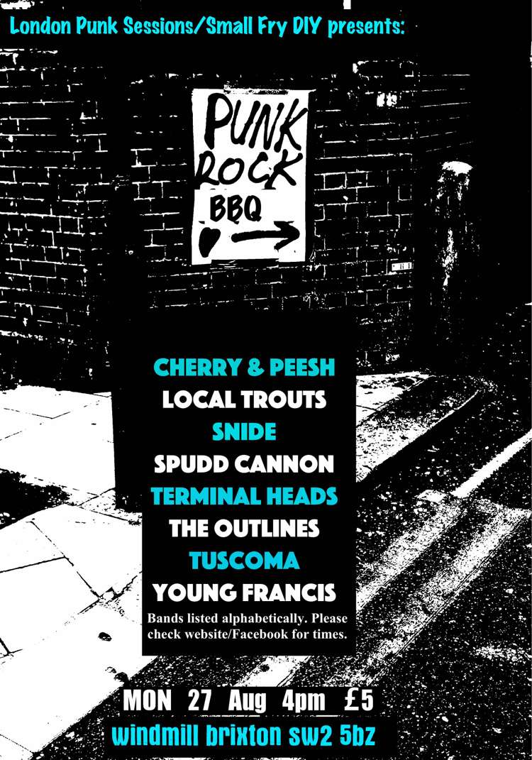 Punk Rock Bank Holiday Monday BBQ  at Windmill Brixton promotional image