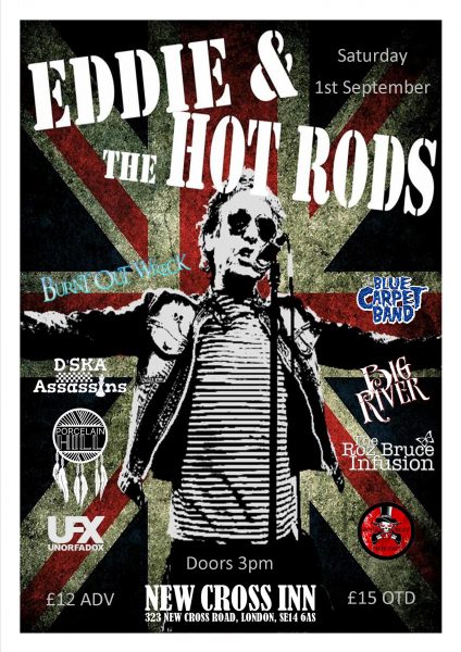 Eddie & The Hot Rods at New Cross Inn promotional image