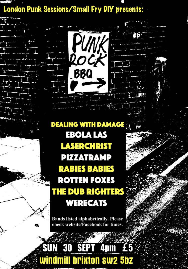 Punk Rock BBQ/Werecats' Album Release Party  at Windmill Brixton promotional image