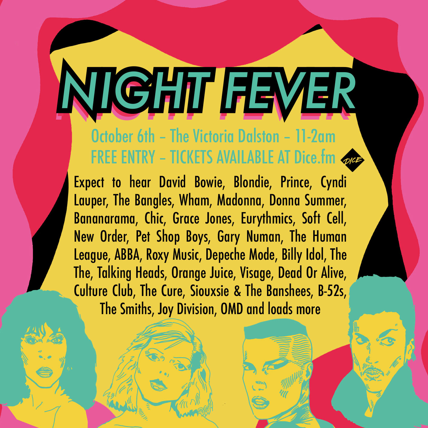 Viral Nights presents Night Fever at The Victoria promotional image