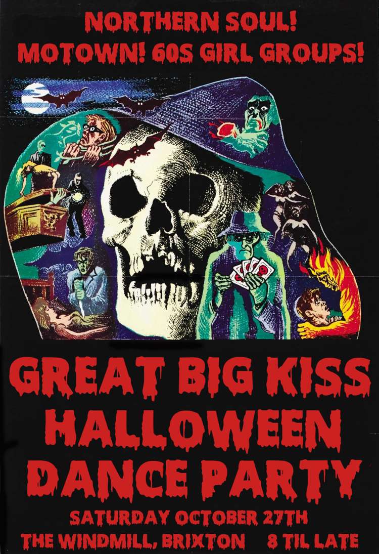 Great Big Kiss Halloween Party  at Windmill Brixton promotional image