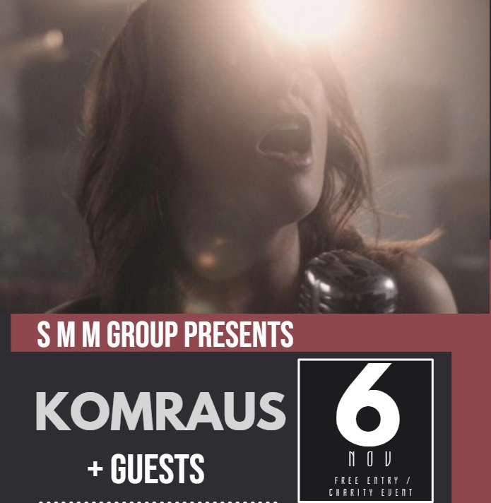 SMM presents Komraus and Guests - Live for Refugees at The Victoria promotional image