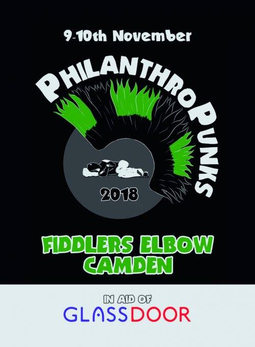 
                PhilanthroPunks 2018  - Glass Door Charity ALL DAYER at The Fiddler's Elbow promotional image