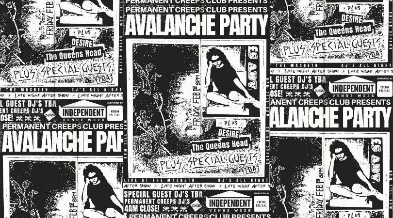 AVALANCHE PARTY @ The Macbeth >> Independent Venue Week at The Macbeth promotional image