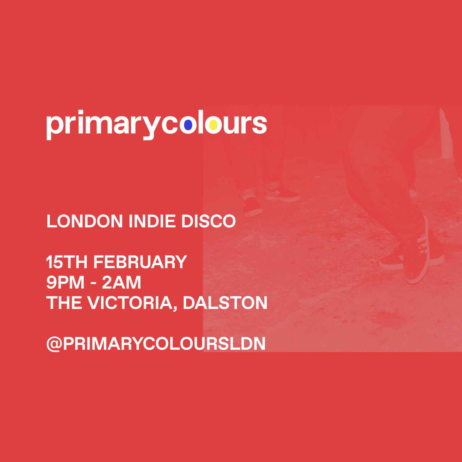 Primary Colours Launch at The Victoria promotional image