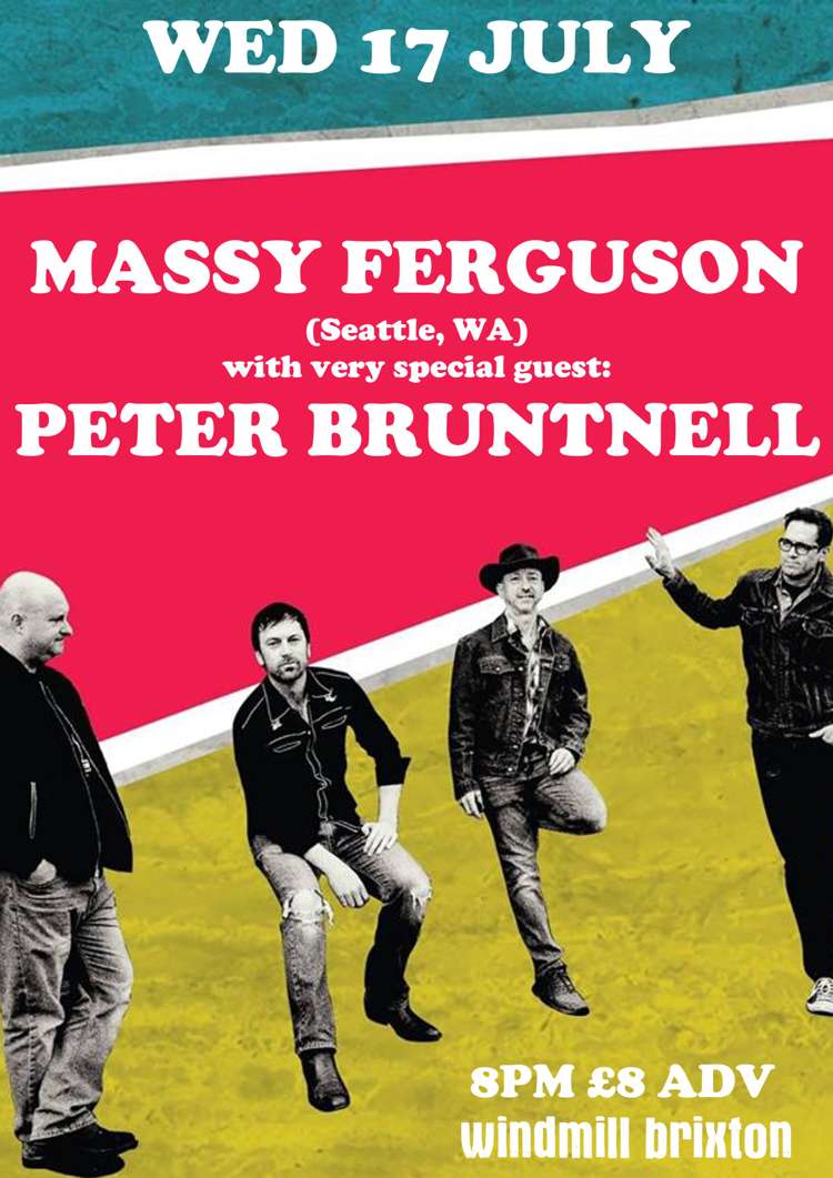 Massy Ferguson (USA) + Peter Bruntnell  at Windmill Brixton promotional image