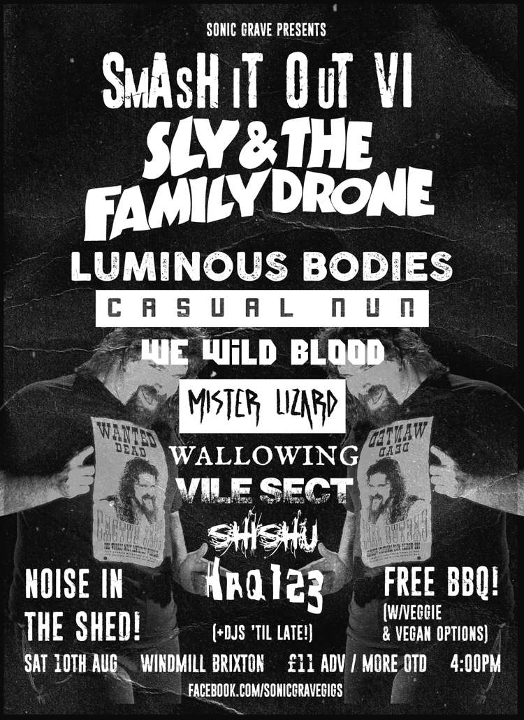 SmAsH iT OUt VI w/Sly & The Family Drone + more  at Windmill Brixton promotional image