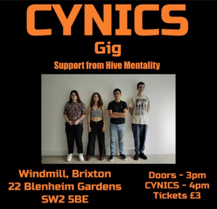 Cynics + Hive Mentality  at Windmill Brixton promotional image