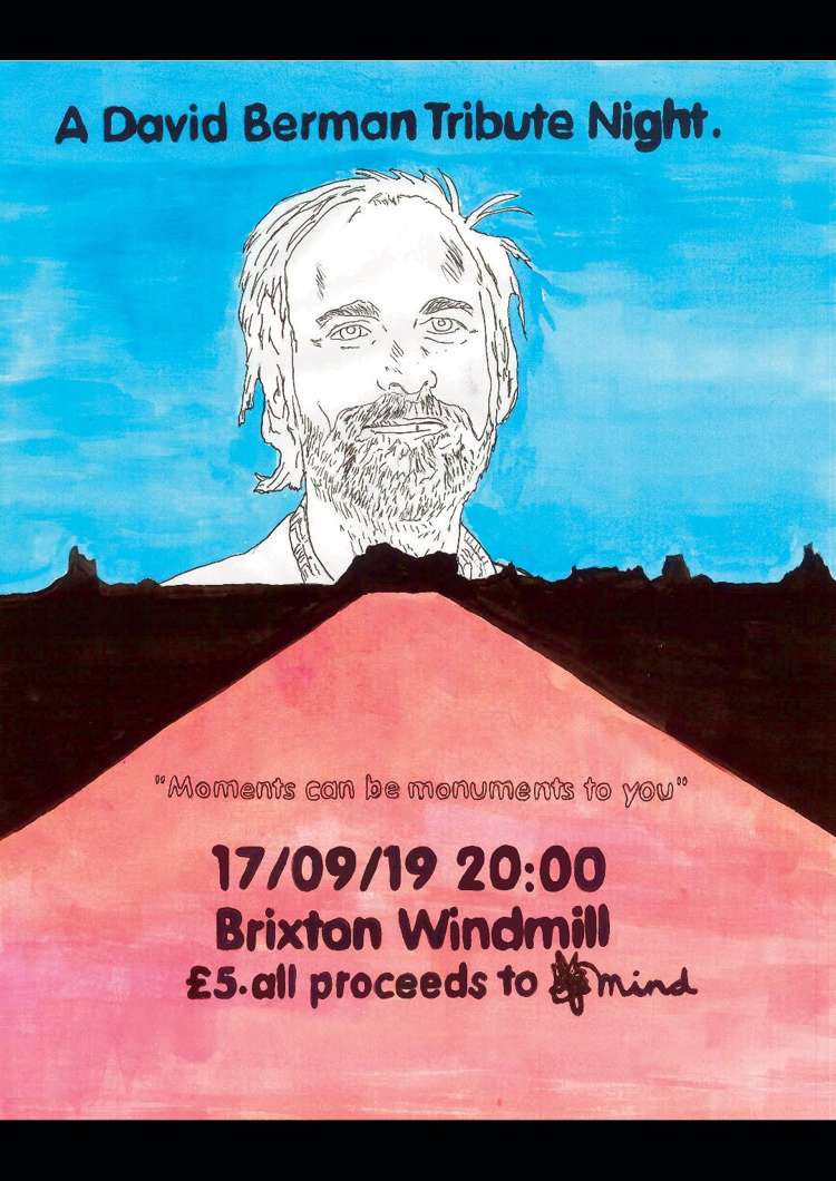 A David Berman Tribute Night  at Windmill Brixton promotional image